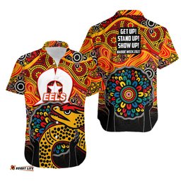 Eels Rugby Hawaiian Shirt NAIDOC Week No.2