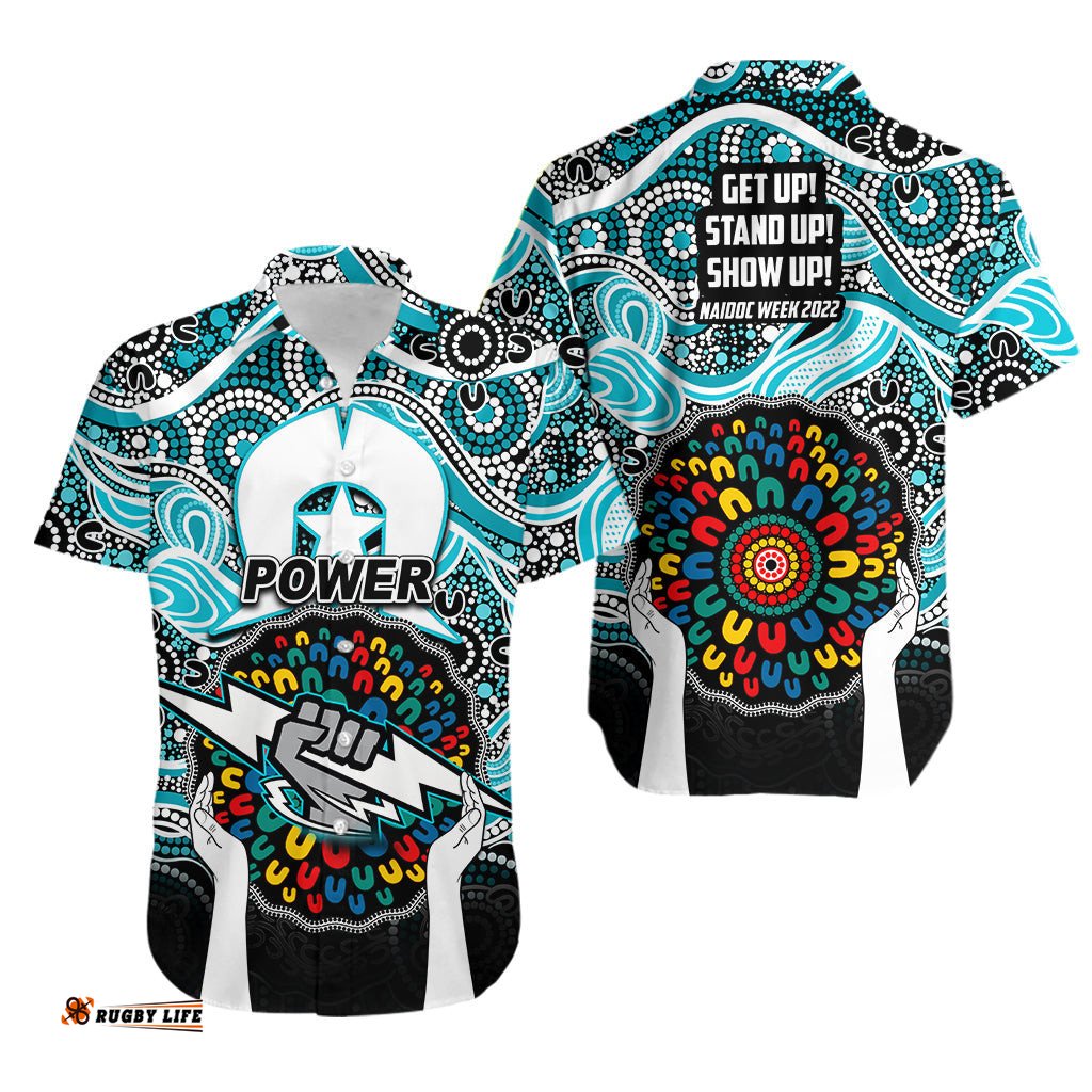 Power Australian Football Hawaiian Shirt NAIDOC Week