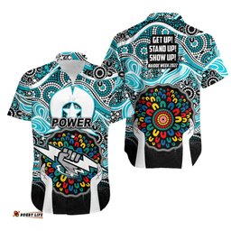 Power Australian Football Hawaiian Shirt NAIDOC Week