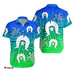 Aboriginal Torres Strait Islands Hawaiian Shirt Simple Style