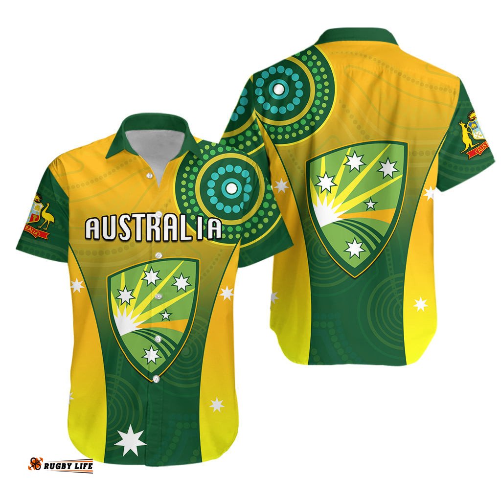 Cricket Australia Hawaiian Shirt Unique Aboriginal