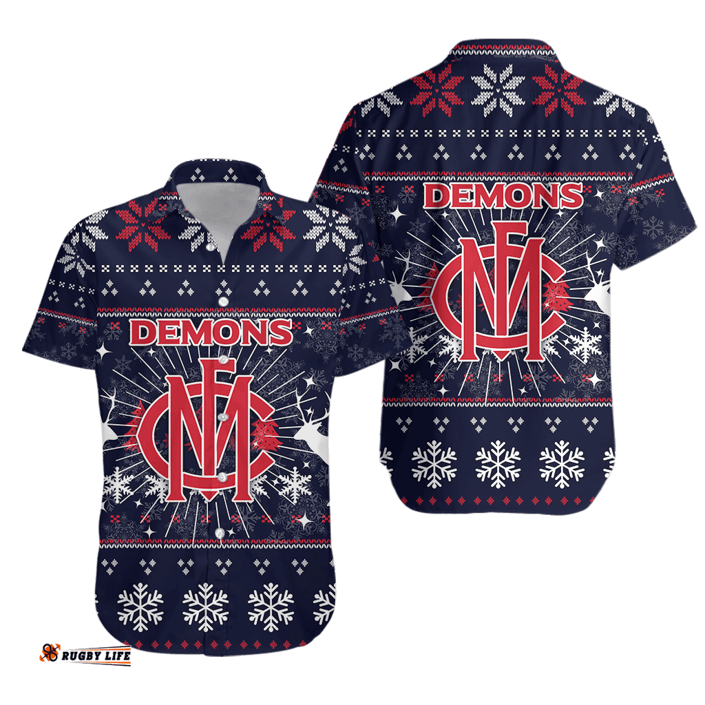 Demons Hawaiian Shirt Christmas Ugly Style