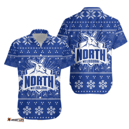 North Melbourne Hawaiian Shirt Christmas Ugly Style