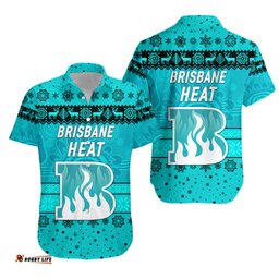 Brisbane Heat Hawaiian Shirt Christmas Simple Style