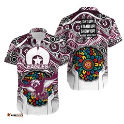 Sea Eagles Rugby Hawaiian Shirt NAIDOC Week