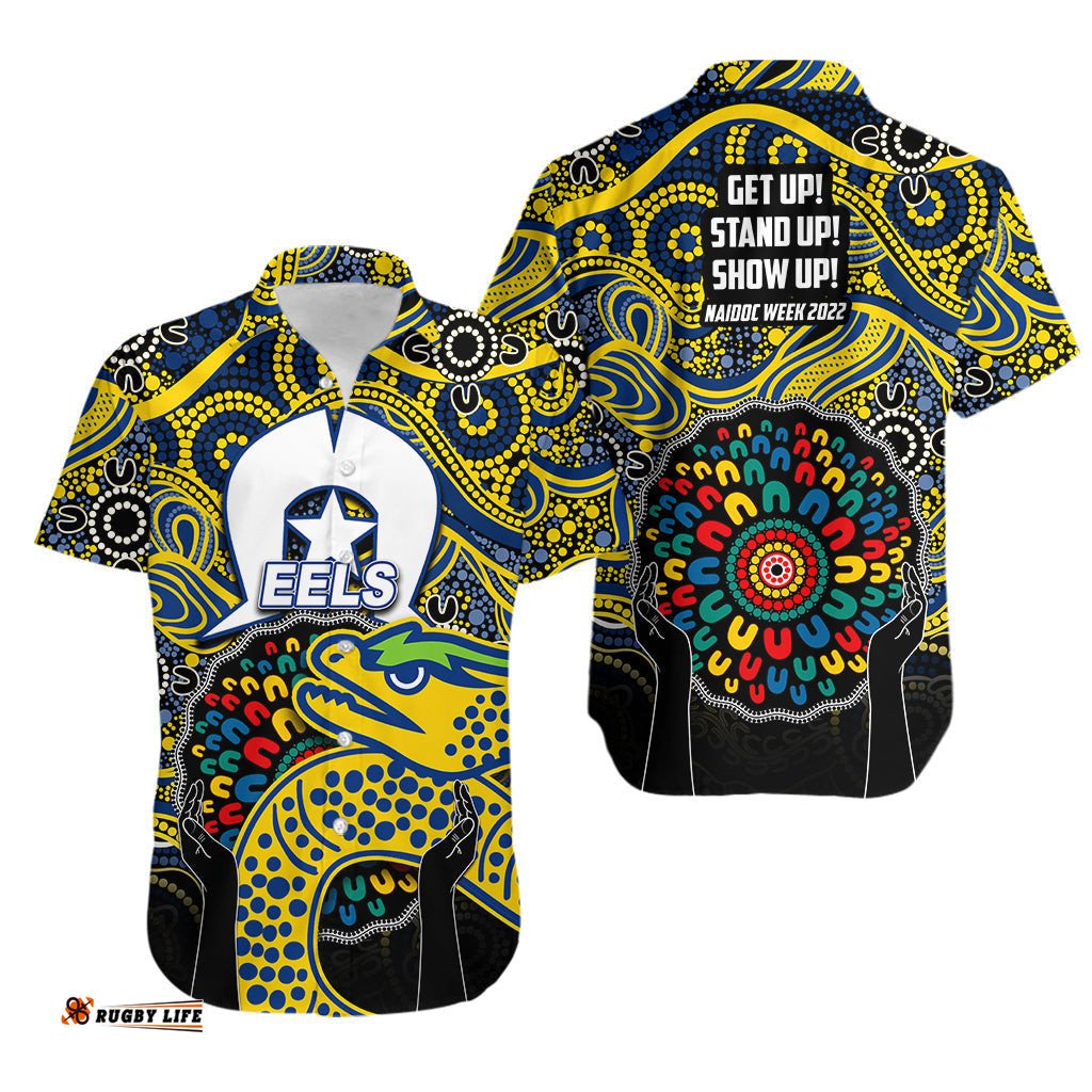 Eels Rugby Hawaiian Shirt NAIDOC Week No.1