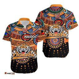 NAIDOC Wests Tigers Hawaiian Shirt Indigenous
