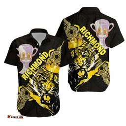 Richmond Premier Hawaiian Shirt Power Tigers Indigenous