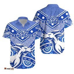 South Alice Football Club Hawaiian Shirt South Kangaroos Indigenous Version