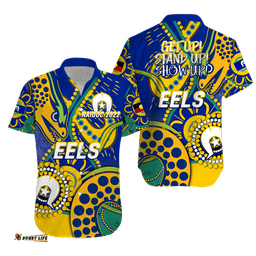 Eels Rugby NAIDOC Aboriginal Hawaiian Shirt