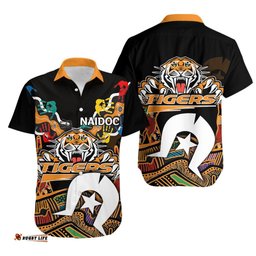 NAIDOC Wests Tigers Hawaiian Shirt Torres Strait Islanders