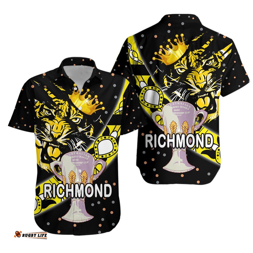 Richmond Premier Hawaiian Shirt Tigers Dotted