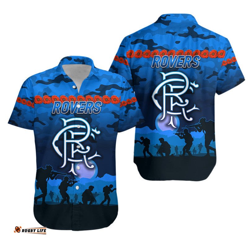 Rovers Football Club ANZAC Hawaiian Shirt Simple Style