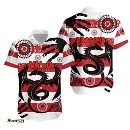 Val.O St. George Dragons Hawaiian Shirt Indigenous Country Style