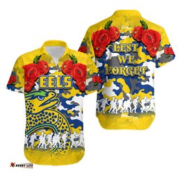 ANZAC Day Hawaiian Shirt Eels Army Style No.2