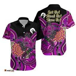 NAIDOC Week Hawaiian Shirt Aboriginal Lizard