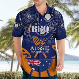 Personalised Australia Barbecue Hawaiian Shirt Aussie Lovers BBQ Indigenous Version