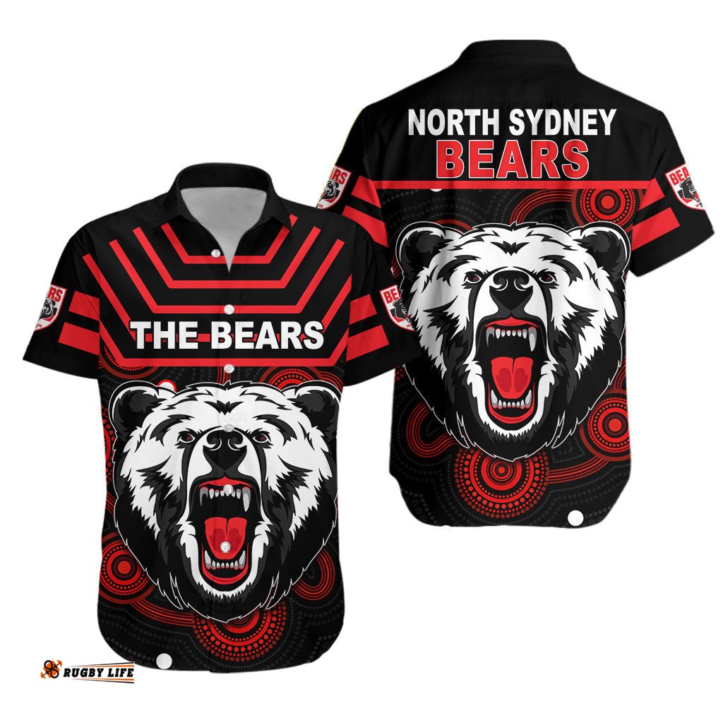The Bears Indigenous Hawaiian Shirt Go North Sydney