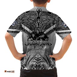 New Zealand Hawaiian Shirt Rugby Aotearoa Champions
