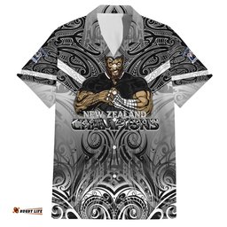 New Zealand Hawaiian Shirt Rugby Aotearoa Champions