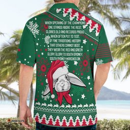 Rabbitohs Rugby Hawaiian Shirt Glory Glory The South Christmas Vibe Unique
