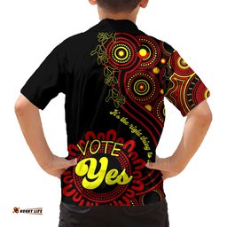 Australia Walk For Yes Hawaiian Shirt Indigenous Voice Aboriginal Red Vibe