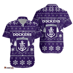 Fremantle Football Club Hawaiian Shirt Christmas Ugly Style