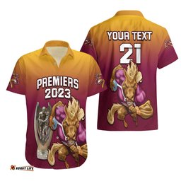 Custom NRL Broncos Premiers Hawaiian Shirt