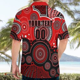 Custom Text And Number Renegades BBL Hawaiian Shirt Aboriginal Patterns
