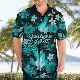 Australian Heat Cricket Hawaiian Shirt Baeuty Pacific Hibiscus and Polynesian Pattern
