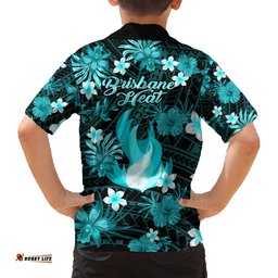 Australian Heat Cricket Hawaiian Shirt Baeuty Pacific Hibiscus and Polynesian Pattern