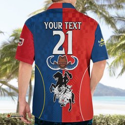 Custom NRL Cowboys Combine Dragon Rugby Hawaiian Shirt Sporty Style