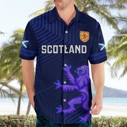 Custom Scotland Rugby Hawaiian Shirt Go Scottish