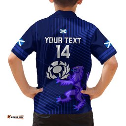 Custom Scotland Rugby Hawaiian Shirt Go Scottish