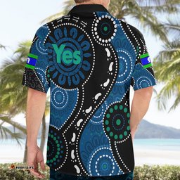 Australia Indigenous Hawaiian Shirt Vote Yes Aboriginal Torres Strait