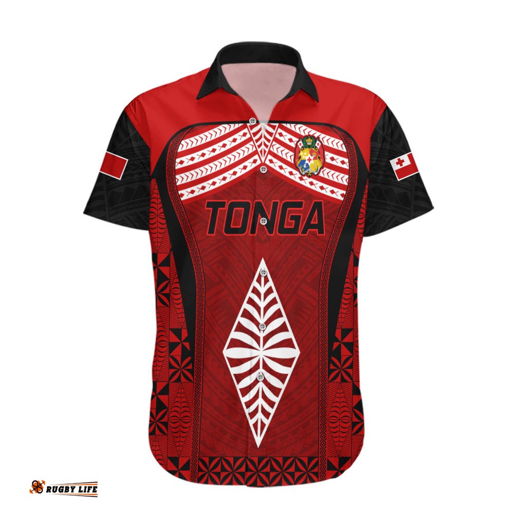 Tonga Rugby Hawaiian Shirt Go Champions World Cup Ngatu Unique