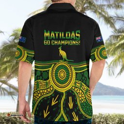 Australia Soccer Hawaiian Shirt Aboriginal Go Matildas World Cup