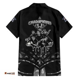 New Zealand Warriors and All Black Hawaiian Shirt Go Champions