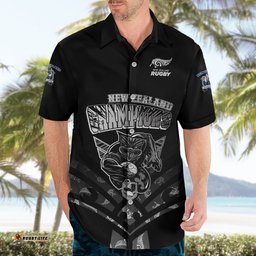 New Zealand Warriors and All Black Hawaiian Shirt Go Champions