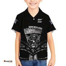 New Zealand Warriors and All Black Hawaiian Shirt Go Champions