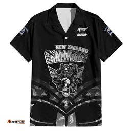 New Zealand Warriors and All Black Hawaiian Shirt Go Champions