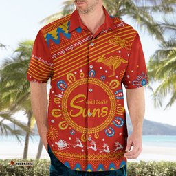 Custom GC Suns Football Hawaiian Shirt Christmas Vibe