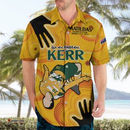 Sam Kerr Matildas Hawaiian Shirt Australia Soccer World Cup QuaterFinal