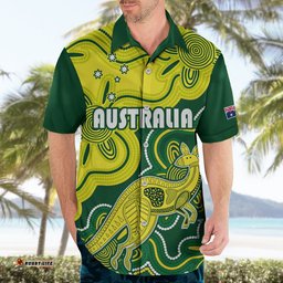 Australia Cricket Hawaiian Shirt Go Aussie World Cup Aboriginal Style Unique