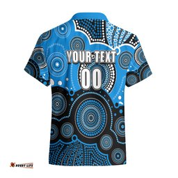 Custom Text And Number Strikers BBL Hawaiian Shirt Aboriginal Patterns