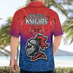 Knights Permier Hawaiian Shirt NRL Mascot with Aboriginal