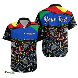 Custom Personalised NAIDOC Week Hawaiian Shirt National Aborigines And Torres Strait Islander Animals Aboriginal