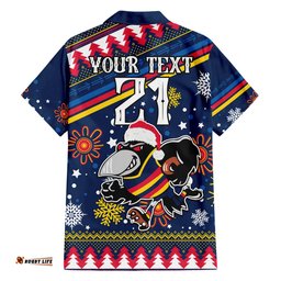 Custom Crows Football Hawaiian Shirt Christmas Vibe