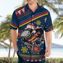 Custom Crows Football Hawaiian Shirt Christmas Vibe