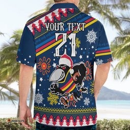 Custom Crows Football Hawaiian Shirt Christmas Vibe